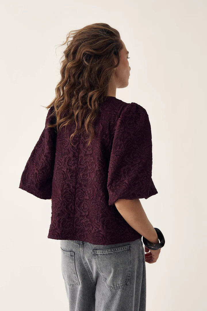 N-SHELLY BLOUSE WINETASTING