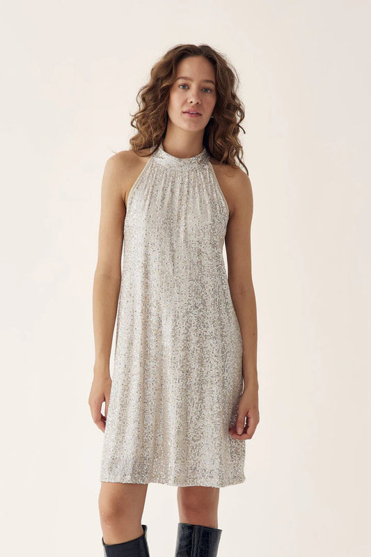 LUVENA DRESS SILVER