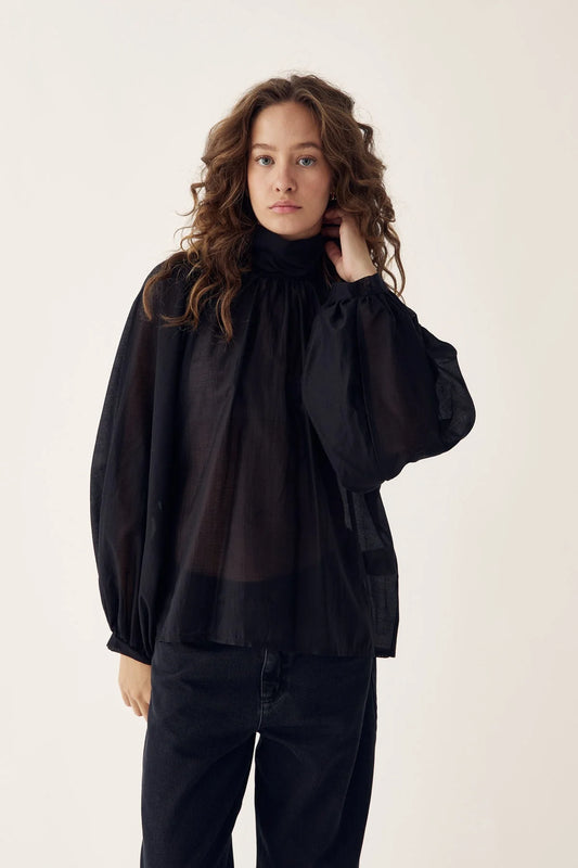 LORIS BLOUSE BLACK