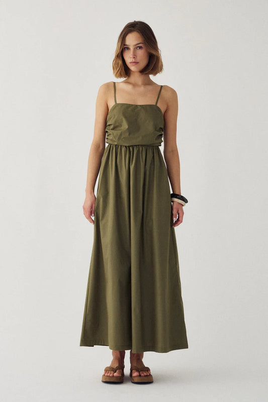 MALIKA DRESS LAUREL OAK