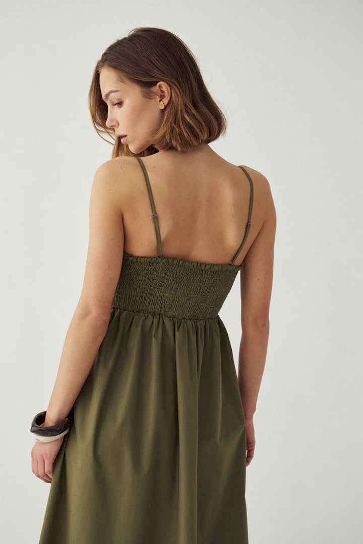 MALIKA DRESS LAUREL OAK