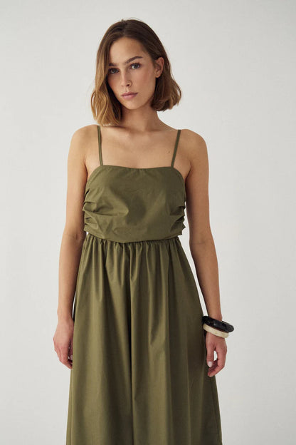 MALIKA DRESS LAUREL OAK