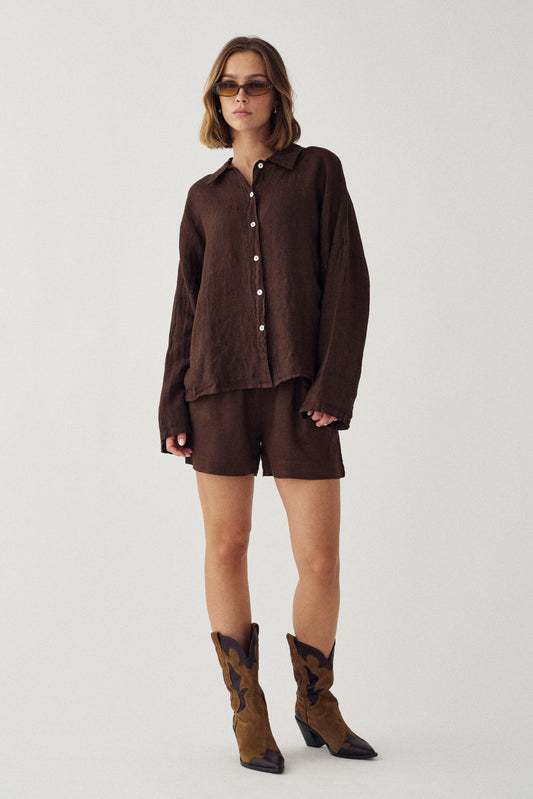 LEANORA LINEN SHIRT
