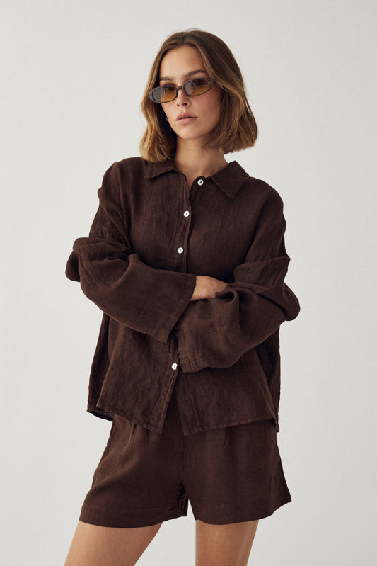 LAYNE LINEN SHORTS
