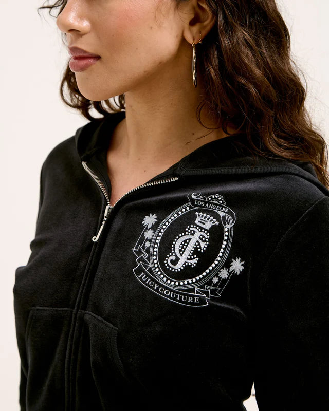 HERITAGE PALM CREST ROBYN HOODIE BLACK