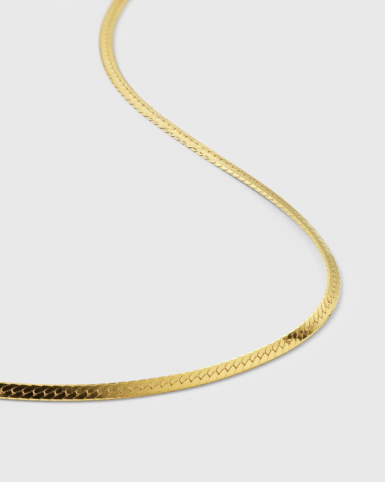HERRINGBONE NECKLACE GOLD