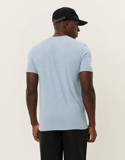 NØRREGAARD TONAL T-SHIRT XENON BLUE MELANGE