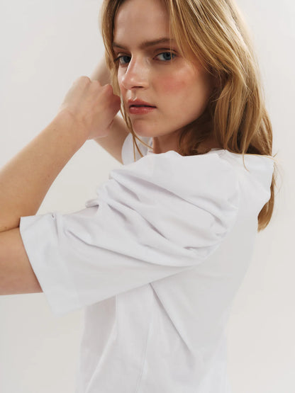EMPIRE COTTON TEE WHITE