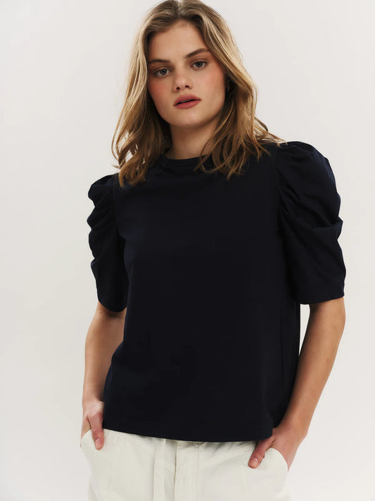 EMPIRE COTTON TEE NAVY