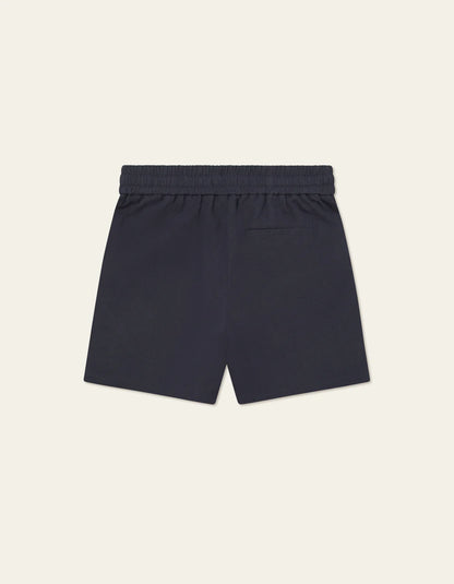 OTTO LINEN SHORTS DARK NAVY