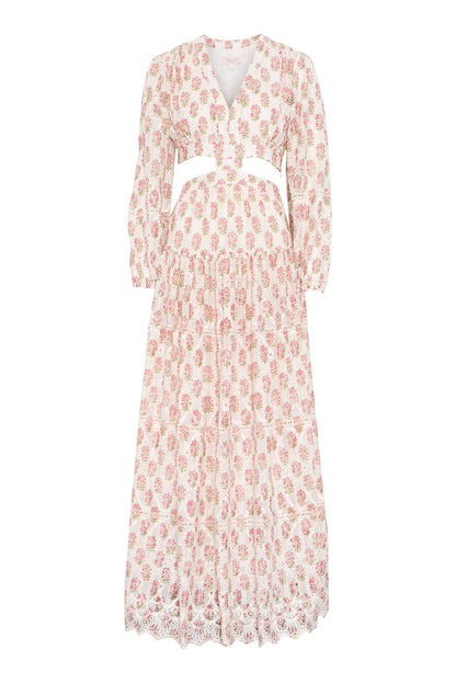 PALERMO MAXI DRESS PINK LILY