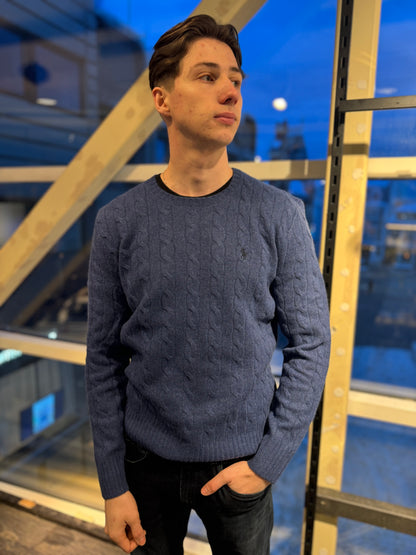 LONG SLEEVE WOOL-CASHMERE PULLOVER