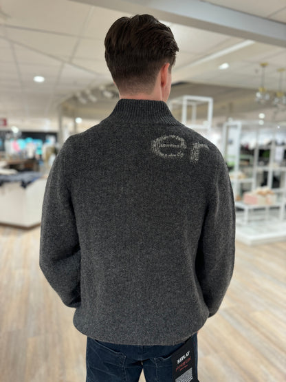 HAZA LOGO WOOL CARDIGAN