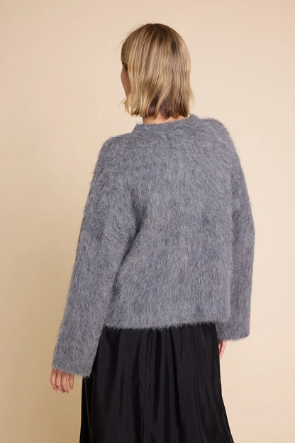 PIPER SOLID SWEATER ANTRACITE