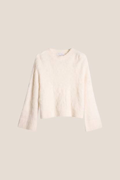 PIPER SOLID SWEATER CREME