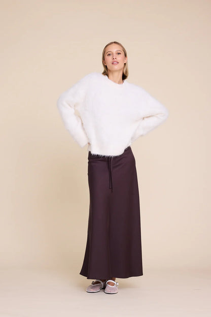 PIPER SOLID SWEATER CREME