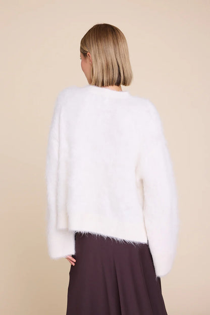 PIPER SOLID SWEATER CREME