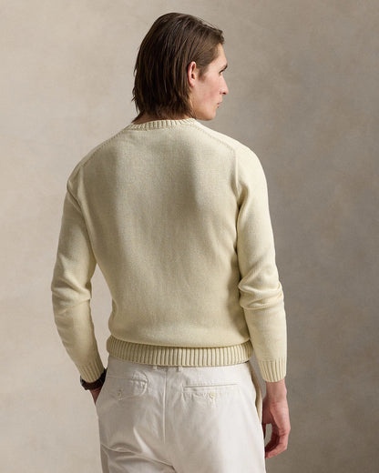 COTTON CREWNECK SWEATER ANDOVER CREAM