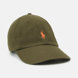 COTTON CHINO BASEBALL CAP GRØNN