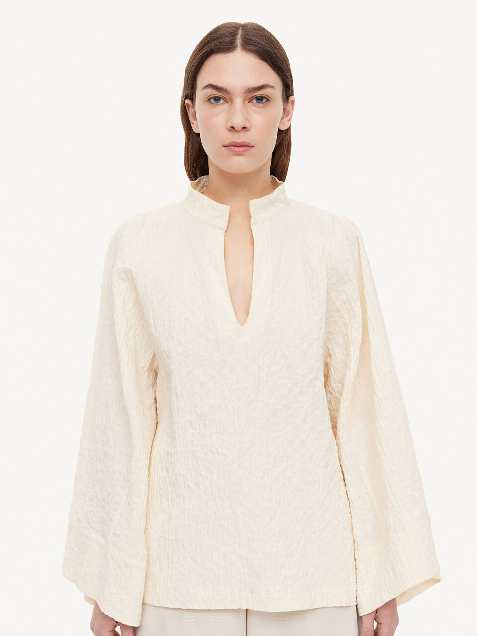 LOMARIA BLOUSE UNDYED BEIGE