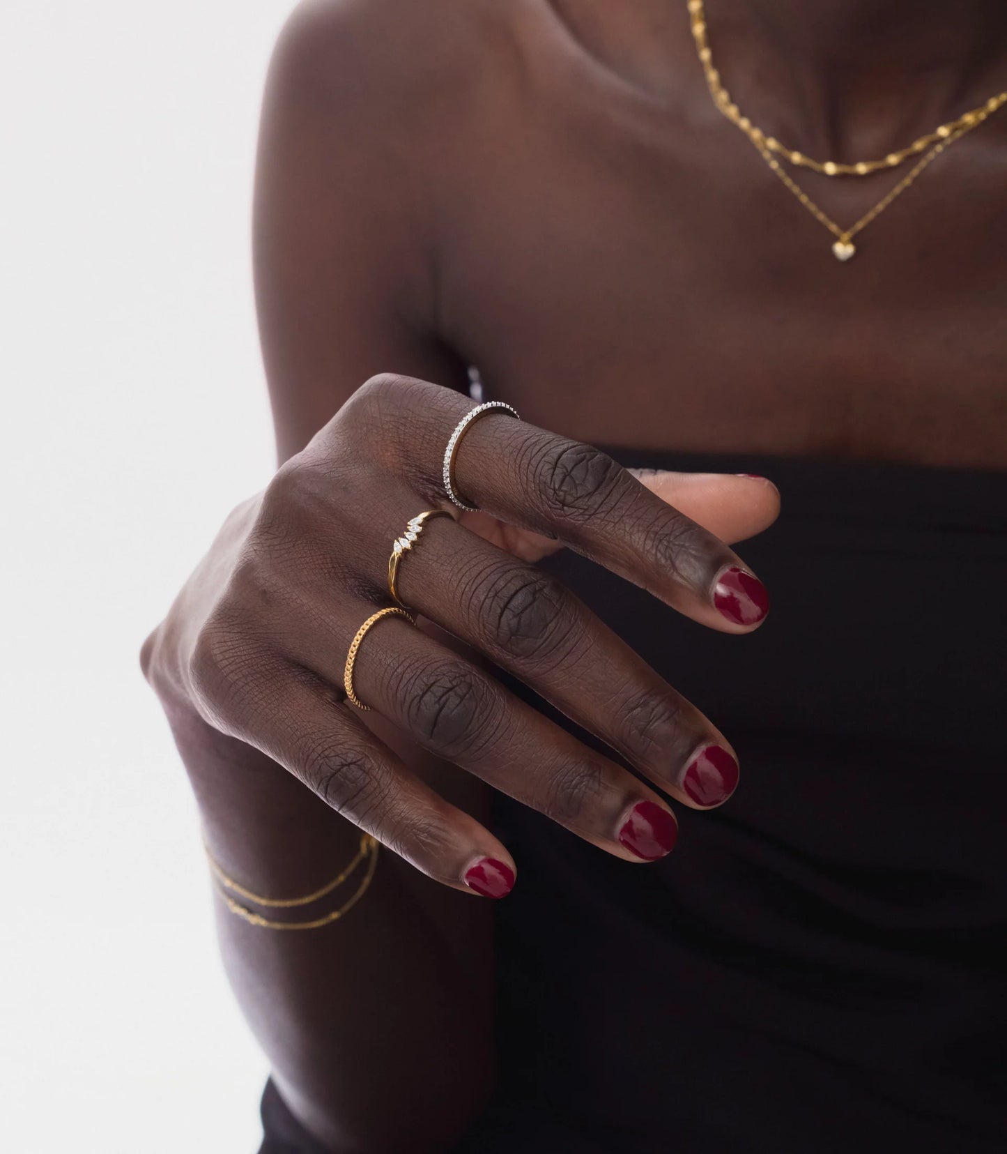 TINY SPARKLE RING GOLD