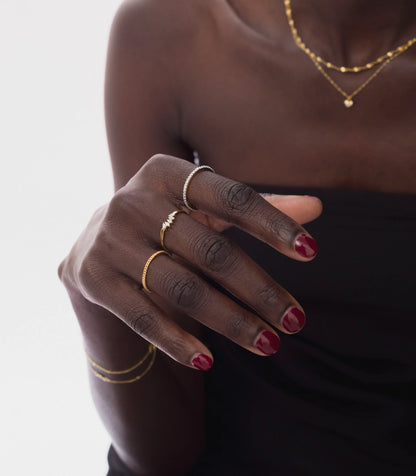 TINY SPARKLE RING GOLD