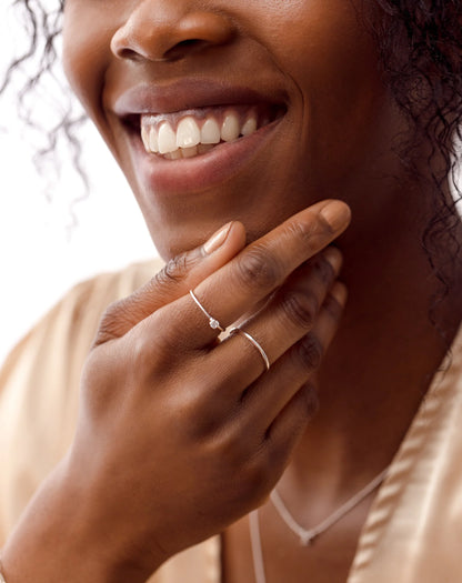 TINY PRINCESS RING SILVER
