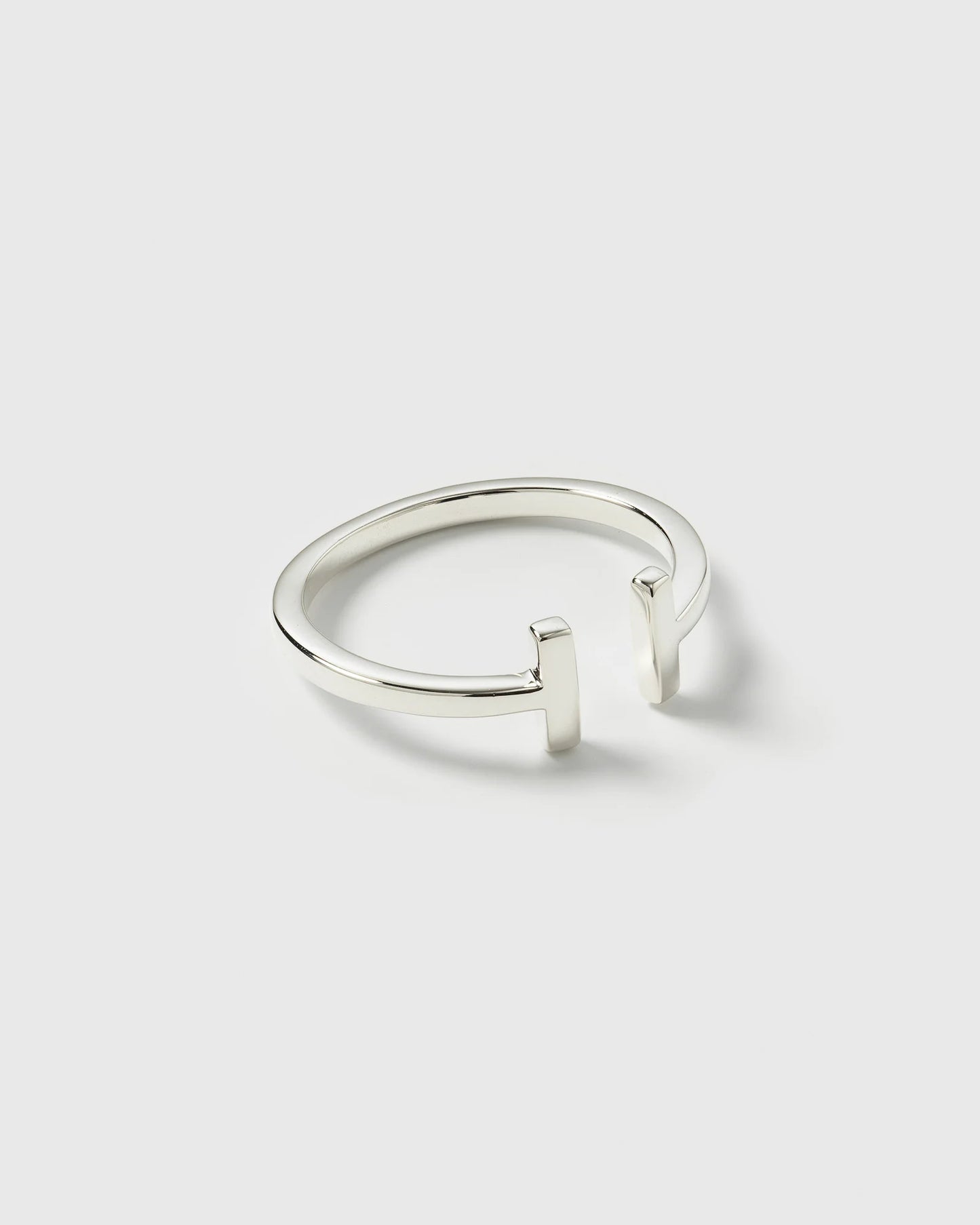STRICT BAR RING SILVER