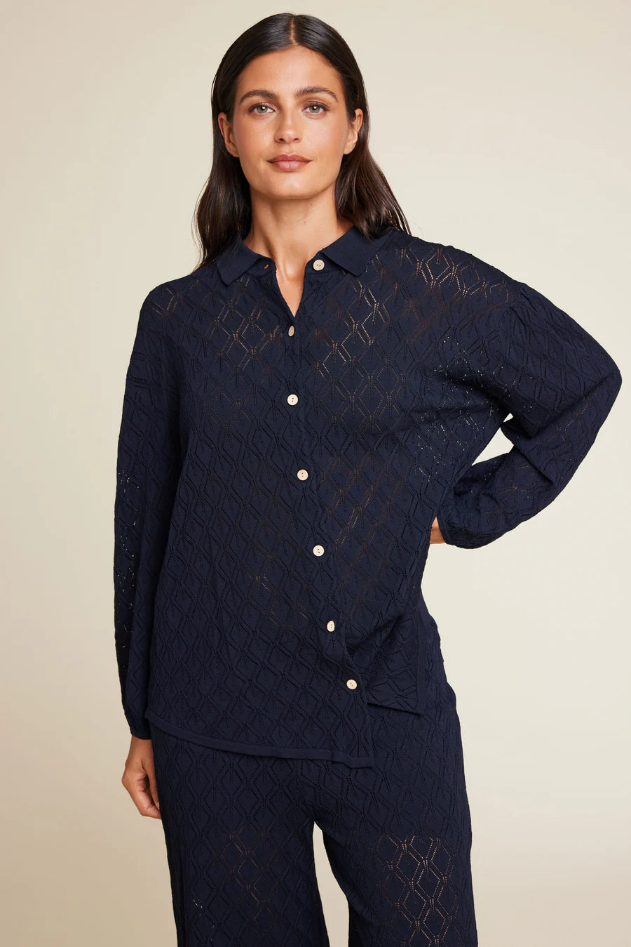 REESE SWEATER BLUE-BLACK
