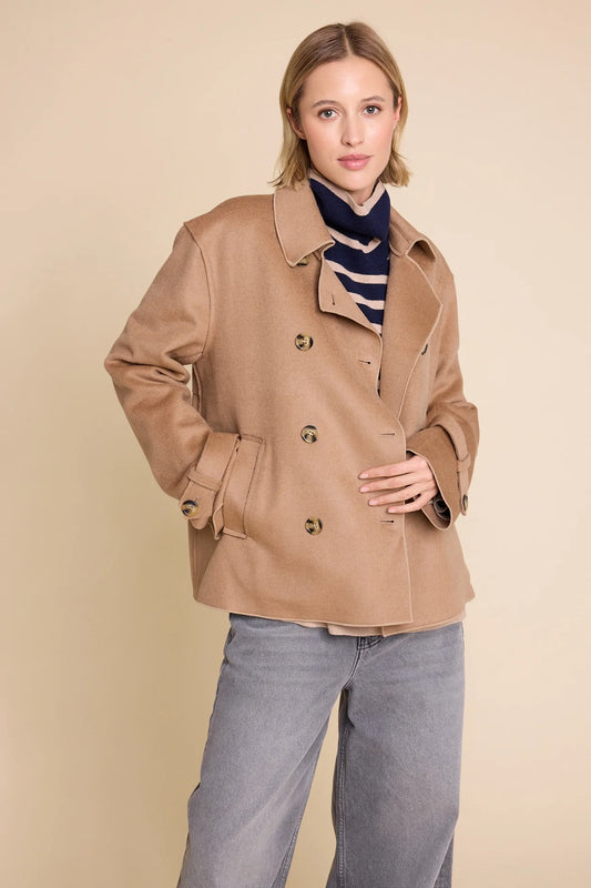ROBBIE WOOL JACKET CAMEL