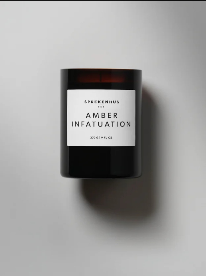 Amber Infatuation - Fragranced candle, 270 g