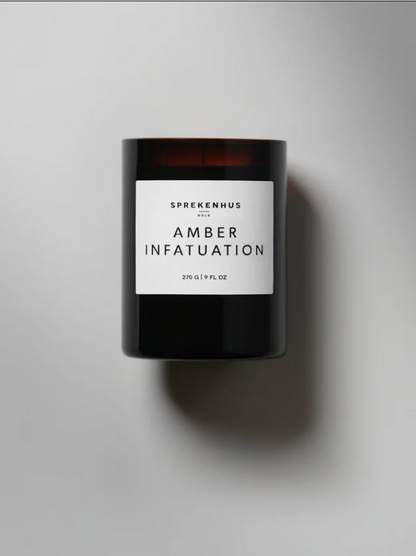 Amber Infatuation - Fragranced candle, 270 g