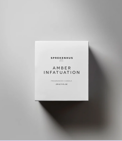 Amber Infatuation - Fragranced candle, 270 g