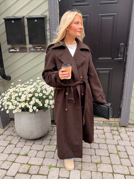PRE-SALE! CAIA WOOL COAT BRUN