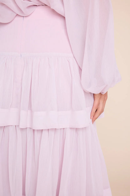 SUMMER SOLID SKIRT PINK