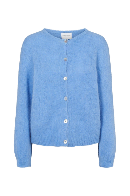SUSAN ALPACA CARDIGAN SKY BLUE