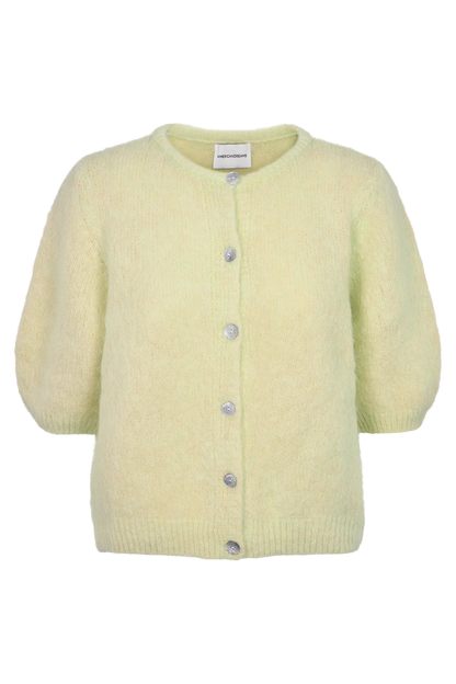 SUSAN SHORT SLEEVE CARDIGAN LIGHT YELLOW