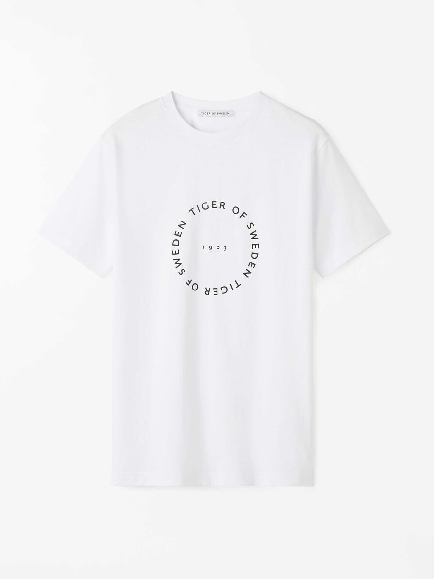 DILLAN T-SKJORTE HVIT