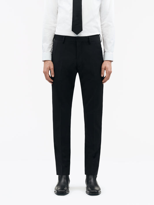TENUTA SLIM-FIT DRESSBUKSE SORT