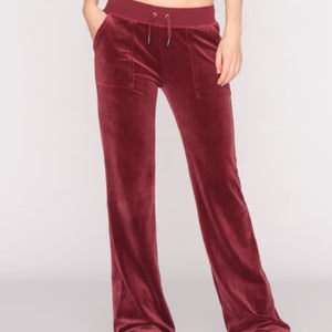 LAYLA LOW RISE FLARE POCKET JOGGEBUKSE TAWNY PORT