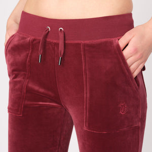 LAYLA LOW RISE FLARE POCKET JOGGEBUKSE TAWNY PORT