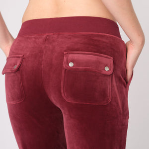 LAYLA LOW RISE FLARE POCKET JOGGEBUKSE TAWNY PORT