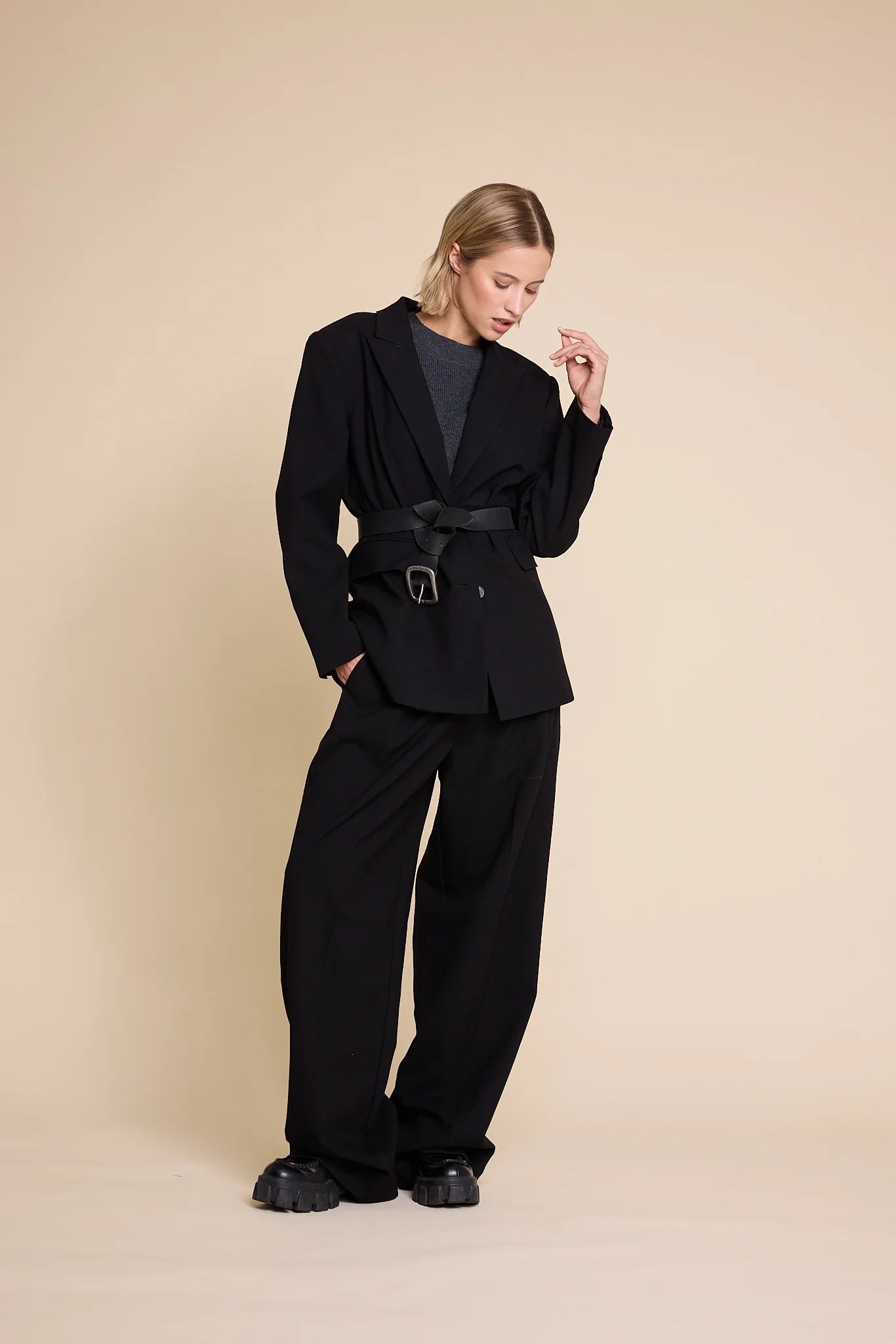 THE KID WOOL BLAZER BLACK