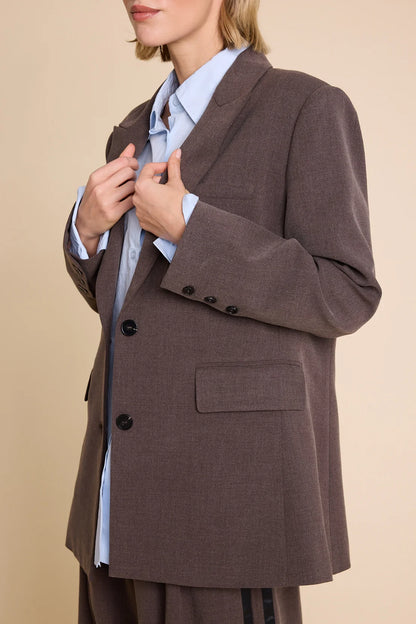 THE KID WOOL BLAZER BROWN