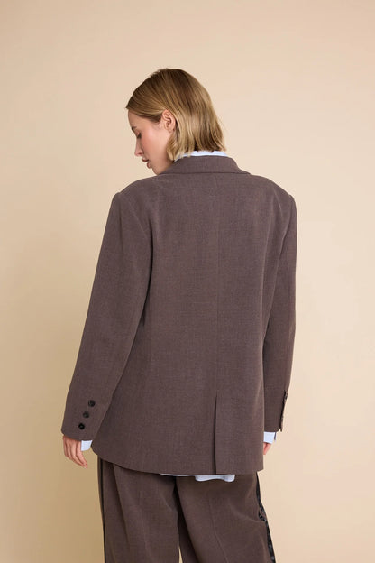 THE KID WOOL BLAZER BROWN