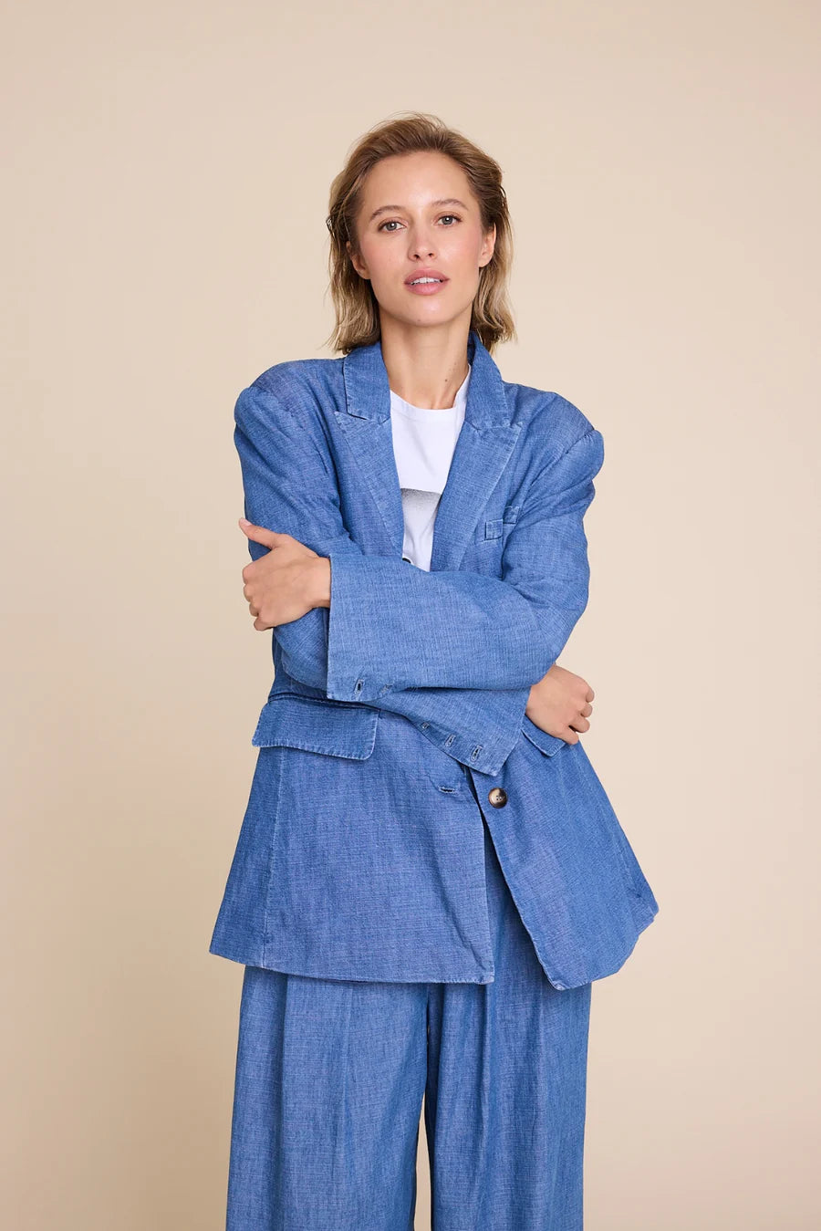 THE KID DENIM BLAZER