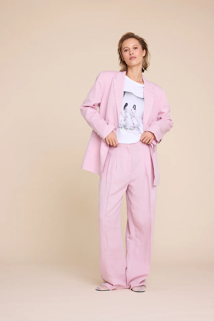 THE KID LINEN BLAZER PINK