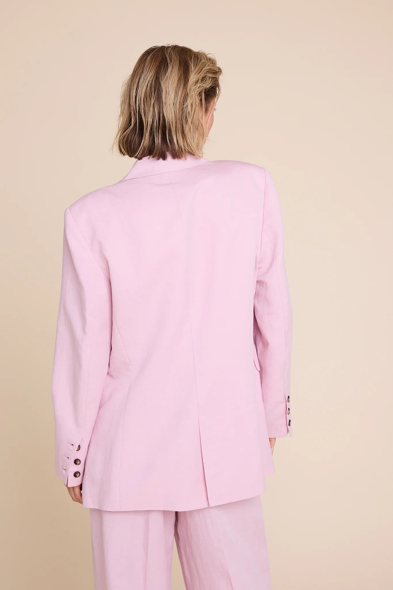 THE KID LINEN BLAZER PINK