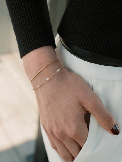 SHEER MIRROR BRACELET GOLD