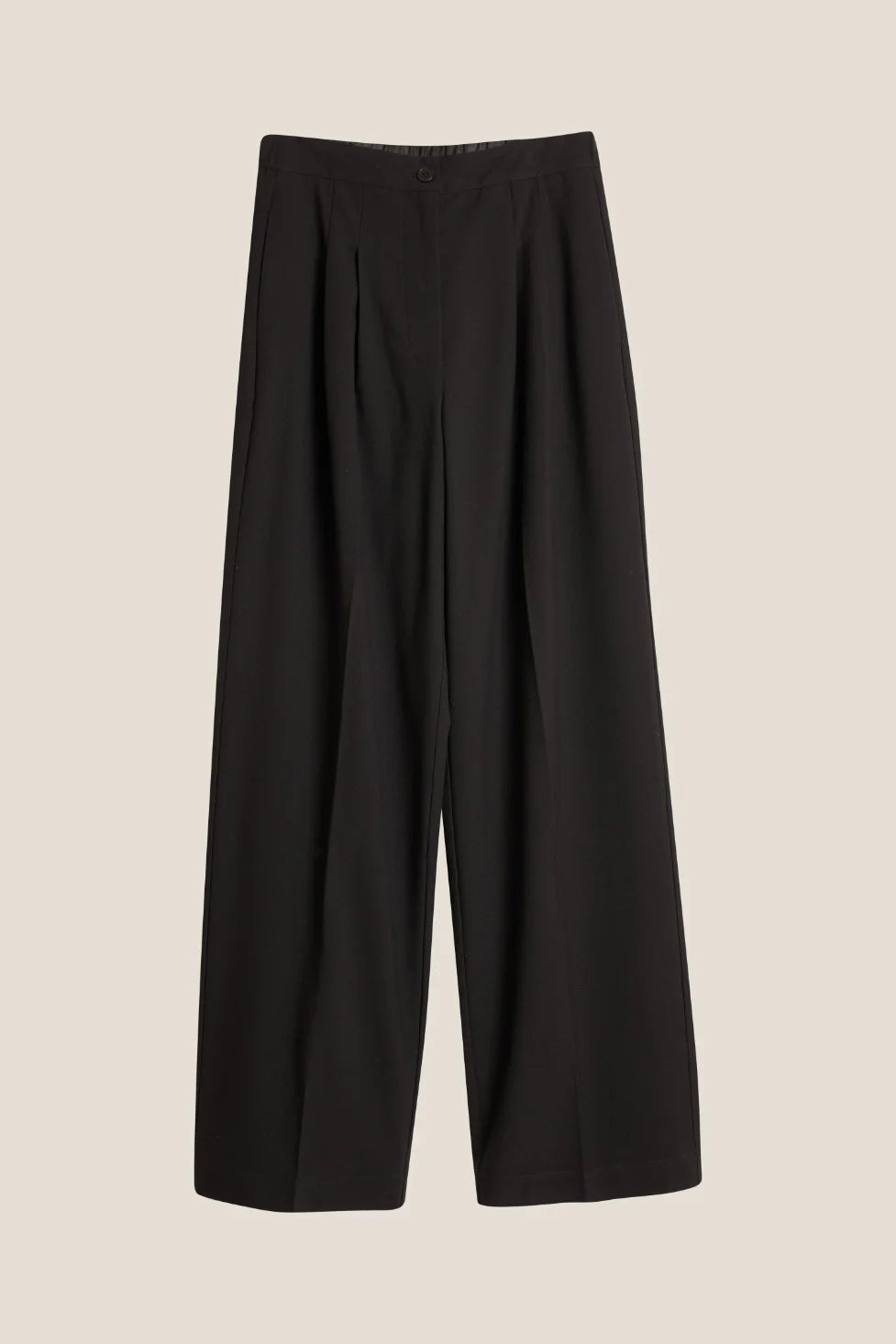 URSULA WOOL TROUSERS BLACK